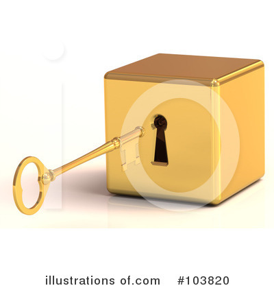 Royalty-Free (RF) Skeleton Key Clipart Illustration by Tonis Pan - Stock Sample #103820