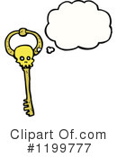 Skeleton Key Clipart #1199777 by lineartestpilot