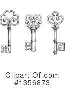 Skeleton Key Clipart #1356873 by Vector Tradition SM