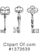 Skeleton Key Clipart #1373639 by Vector Tradition SM