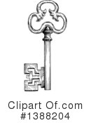 Skeleton Key Clipart #1388204 by Vector Tradition SM