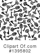 Skeleton Key Clipart #1395802 by Vector Tradition SM