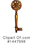 Skeleton Key Clipart #1447998 by Vector Tradition SM