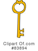 Skeleton Key Clipart #83894 by djart