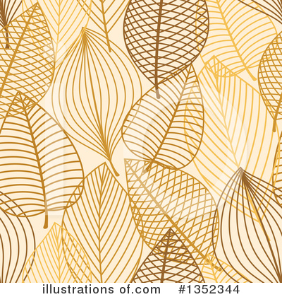 Skeleton Leaves Clipart #1352344 by Vector Tradition SM