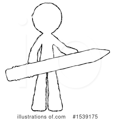 Royalty-Free (RF) Sketch Design Mascot Clipart Illustration by Leo Blanchette - Stock Sample #1539175