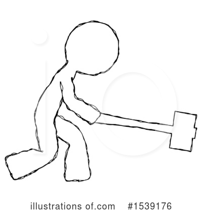 Royalty-Free (RF) Sketch Design Mascot Clipart Illustration by Leo Blanchette - Stock Sample #1539176