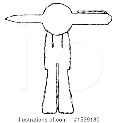 Royalty-Free (RF) Sketch Design Mascot Clipart Illustration by Leo Blanchette - Stock Sample #1539180