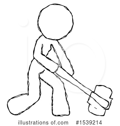 Royalty-Free (RF) Sketch Design Mascot Clipart Illustration by Leo Blanchette - Stock Sample #1539214