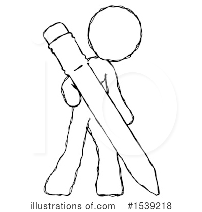 Royalty-Free (RF) Sketch Design Mascot Clipart Illustration by Leo Blanchette - Stock Sample #1539218