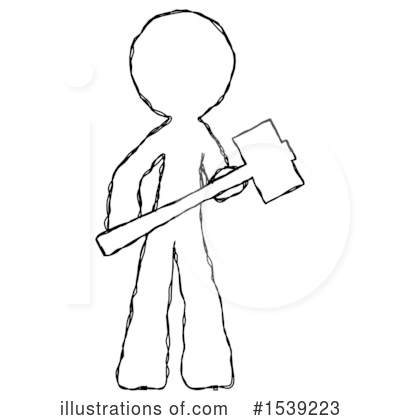 Royalty-Free (RF) Sketch Design Mascot Clipart Illustration by Leo Blanchette - Stock Sample #1539223