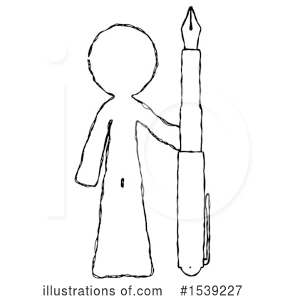 Royalty-Free (RF) Sketch Design Mascot Clipart Illustration by Leo Blanchette - Stock Sample #1539227