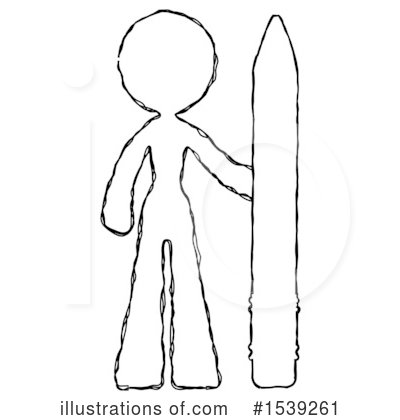 Royalty-Free (RF) Sketch Design Mascot Clipart Illustration by Leo Blanchette - Stock Sample #1539261