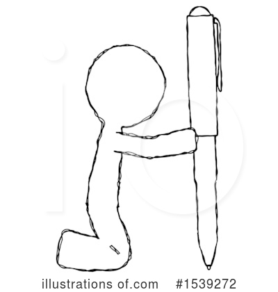 Royalty-Free (RF) Sketch Design Mascot Clipart Illustration by Leo Blanchette - Stock Sample #1539272