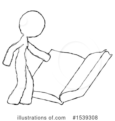 Royalty-Free (RF) Sketch Design Mascot Clipart Illustration by Leo Blanchette - Stock Sample #1539308