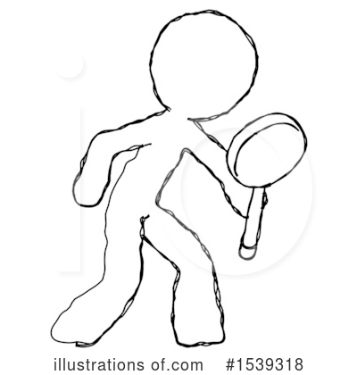 Royalty-Free (RF) Sketch Design Mascot Clipart Illustration by Leo Blanchette - Stock Sample #1539318