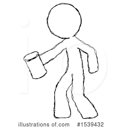 Royalty-Free (RF) Sketch Design Mascot Clipart Illustration by Leo Blanchette - Stock Sample #1539432