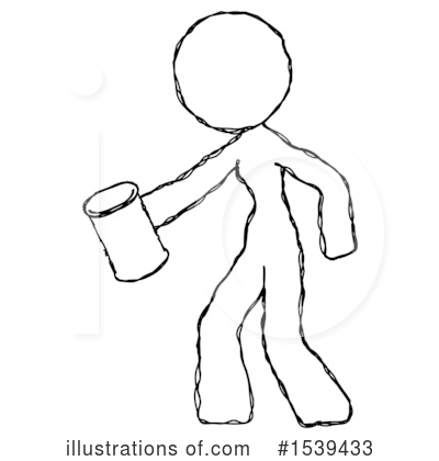 Royalty-Free (RF) Sketch Design Mascot Clipart Illustration by Leo Blanchette - Stock Sample #1539433