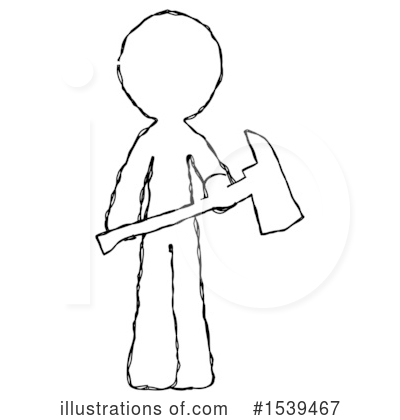 Royalty-Free (RF) Sketch Design Mascot Clipart Illustration by Leo Blanchette - Stock Sample #1539467