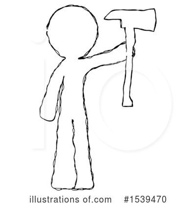 Royalty-Free (RF) Sketch Design Mascot Clipart Illustration by Leo Blanchette - Stock Sample #1539470