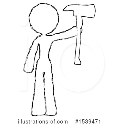 Royalty-Free (RF) Sketch Design Mascot Clipart Illustration by Leo Blanchette - Stock Sample #1539471