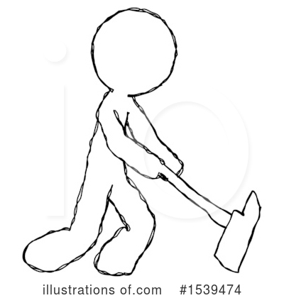 Royalty-Free (RF) Sketch Design Mascot Clipart Illustration by Leo Blanchette - Stock Sample #1539474