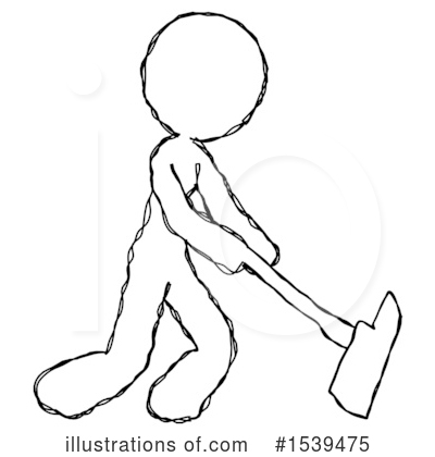 Royalty-Free (RF) Sketch Design Mascot Clipart Illustration by Leo Blanchette - Stock Sample #1539475