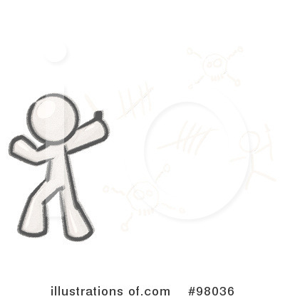 Royalty-Free (RF) Sketched Design Mascot Clipart Illustration by Leo Blanchette - Stock Sample #98036