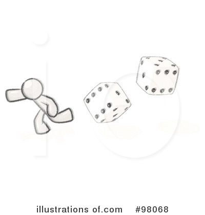 Dice Clipart #98068 by Leo Blanchette