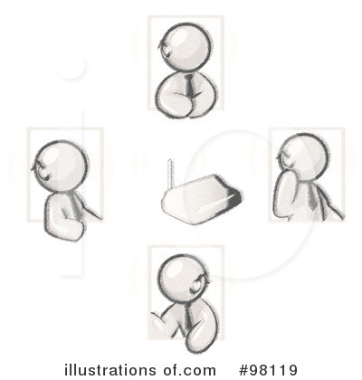 Royalty-Free (RF) Sketched Design Mascot Clipart Illustration by Leo Blanchette - Stock Sample #98119