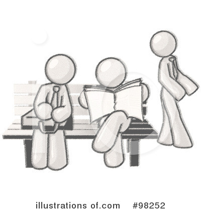 Bench Clipart #98252 by Leo Blanchette