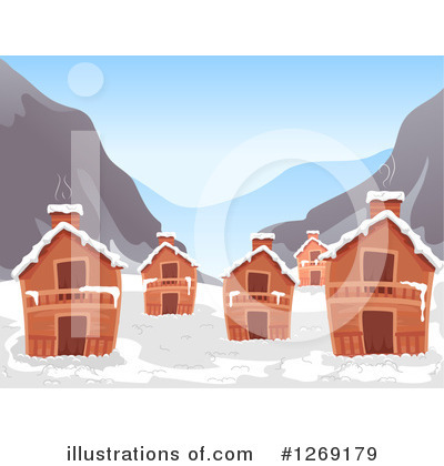 Royalty-Free (RF) Ski Village Clipart Illustration by BNP Design Studio - Stock Sample #1269179