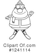 Skier Clipart #1241114 by Cory Thoman