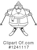 Skier Clipart #1241117 by Cory Thoman