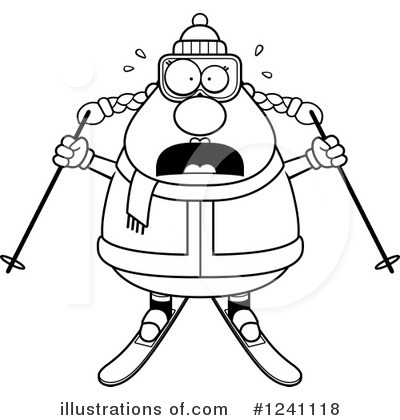 Royalty-Free (RF) Skier Clipart Illustration by Cory Thoman - Stock Sample #1241118