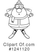 Skier Clipart #1241120 by Cory Thoman