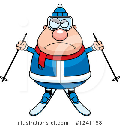 Royalty-Free (RF) Skier Clipart Illustration by Cory Thoman - Stock Sample #1241153