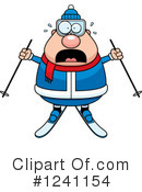 Skier Clipart #1241154 by Cory Thoman