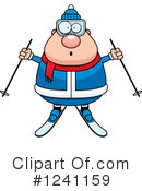 Skier Clipart #1241159 by Cory Thoman