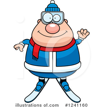 Royalty-Free (RF) Skier Clipart Illustration by Cory Thoman - Stock Sample #1241160