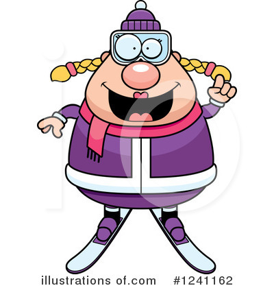 Royalty-Free (RF) Skier Clipart Illustration by Cory Thoman - Stock Sample #1241162