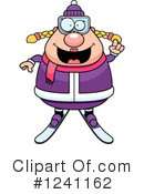 Skier Clipart #1241162 by Cory Thoman