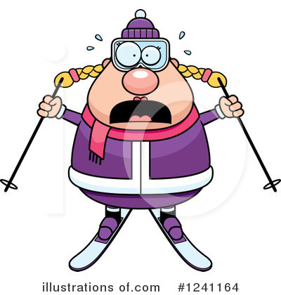 Skier Clipart #1241164 by Cory Thoman
