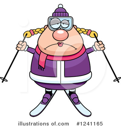 Royalty-Free (RF) Skier Clipart Illustration by Cory Thoman - Stock Sample #1241165