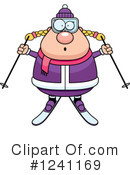 Skier Clipart #1241169 by Cory Thoman