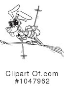 Skiing Clipart #1047962 by toonaday