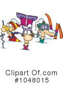 Skiing Clipart #1048015 by toonaday