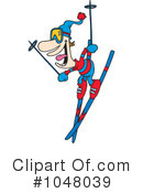 Skiing Clipart #1048039 by toonaday