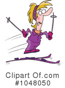 Skiing Clipart #1048050 by toonaday