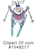 Skiing Clipart #1048217 by toonaday